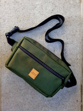 Load image into Gallery viewer, Green and square dog treat bag
